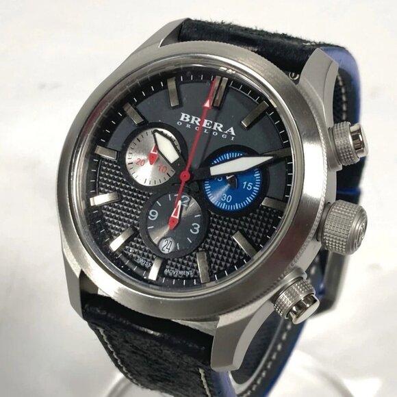 BRERA OROLOGI BRET3C4301 Eterno Chrono Men's Watch Watch Wristwatch Unused - Picture 1 of 16